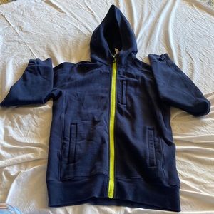 Lululemon Men’s Vintage Cotton Zippered  Hoodie with Chest Pocket